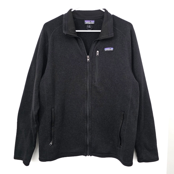 Patagonia Sweaters - Women's Patagonia Better Sweater Black Fleece Jacket Medium Outdoors